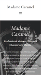 Mobile Screenshot of madamecaramel.com